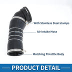 Engine Air Intake Hose with Clamps for BMW 5 Series Touring (2004–2010) No. 11618506079