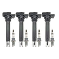 Set of 4 Ignition Coils & Spark Plugs for Audi A3 CC 2.0 L4