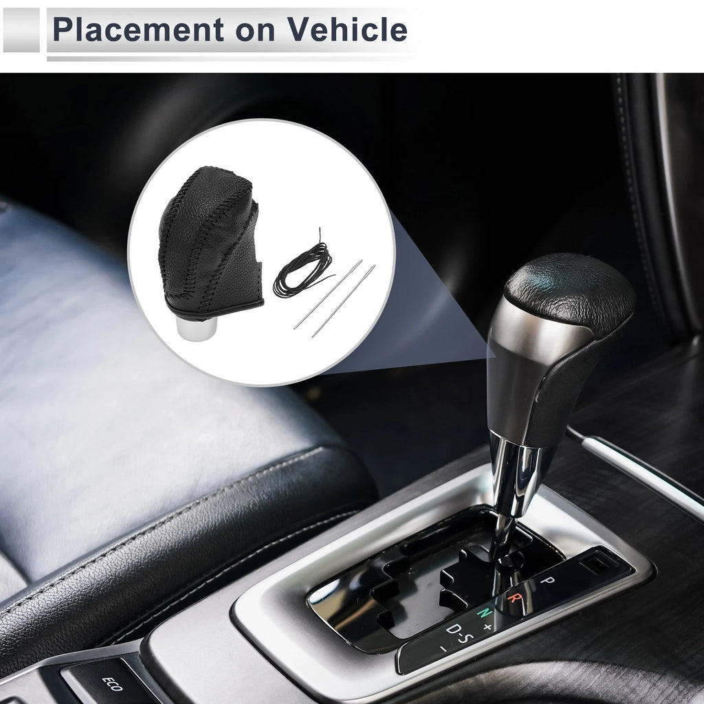 Gear Shift Knob Cover for Subaru Impreza (2017–2023) Pebbled Black