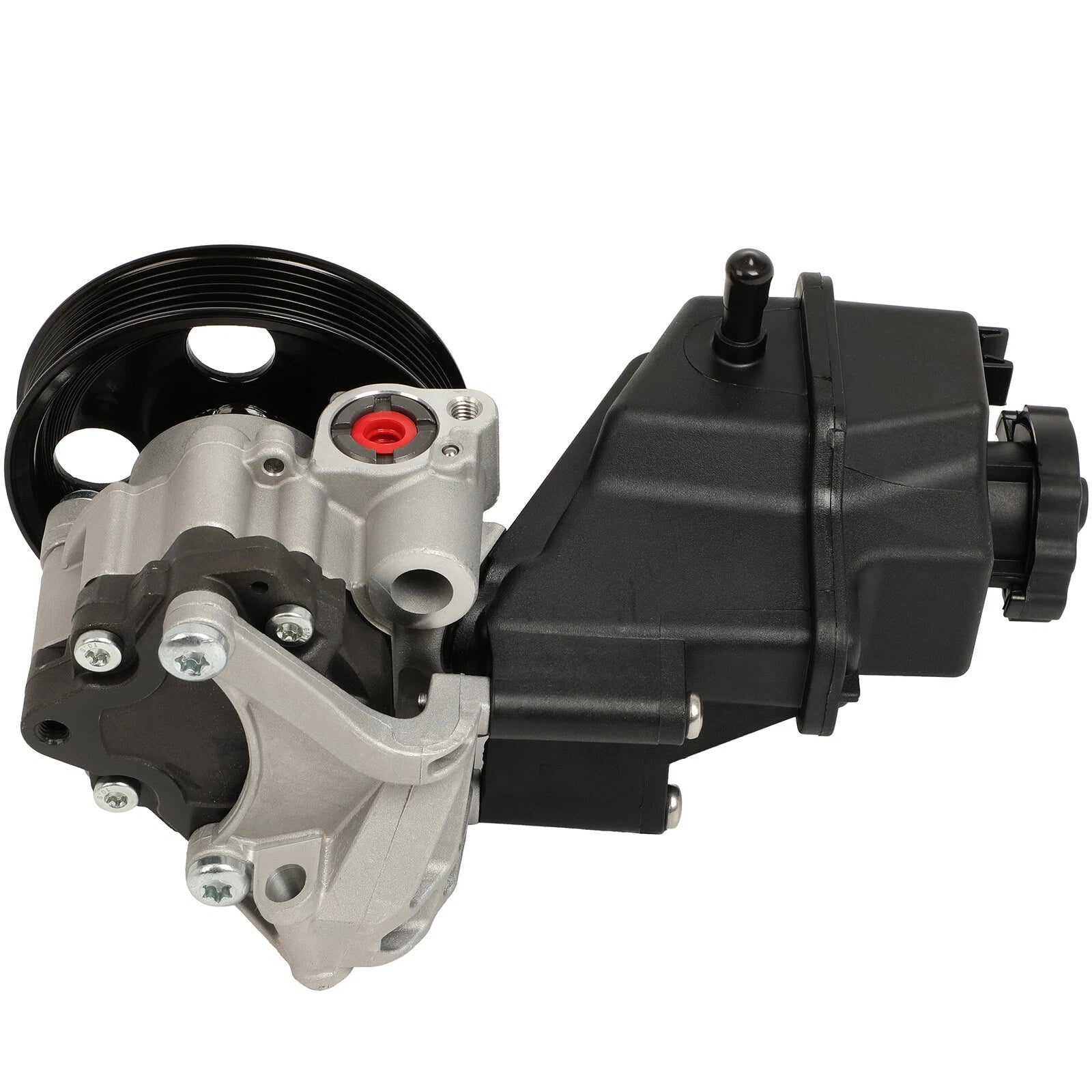 Power Steering Pump with Pulley & Reservoir for Mercedes-Benz W204 C300 C350