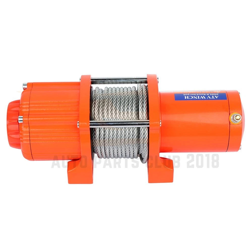 Electric Recovery Winch for Truck Trailer SUV (4500LBS)