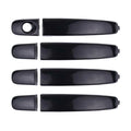 Exterior Door Handle Gloss Black Set 4 Fits Ford Ranger Mazda BT-50 2012-18 D06