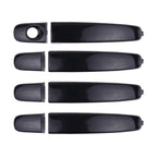 Exterior Door Handle Gloss Black Set 4 Fits Ford Ranger Mazda BT-50 2012-18 D06