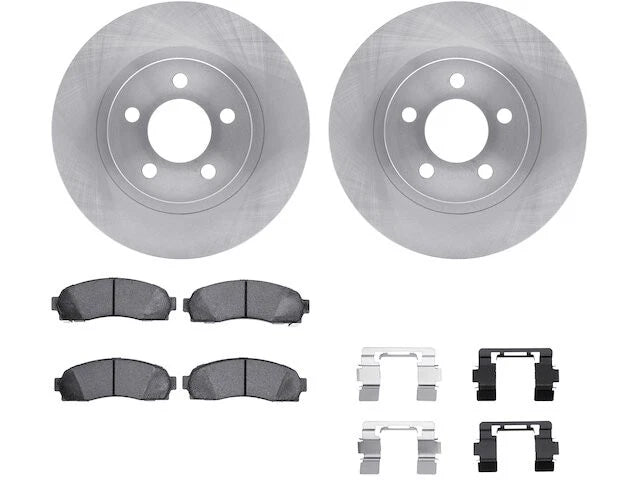 Front Brake Pad and Rotor Kit for Mazda B4000 (2003–2009) PF251WN
