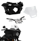 Headlight Fairing Windshield for Harley FXLRST Low Rider ST (2022–2025) Black