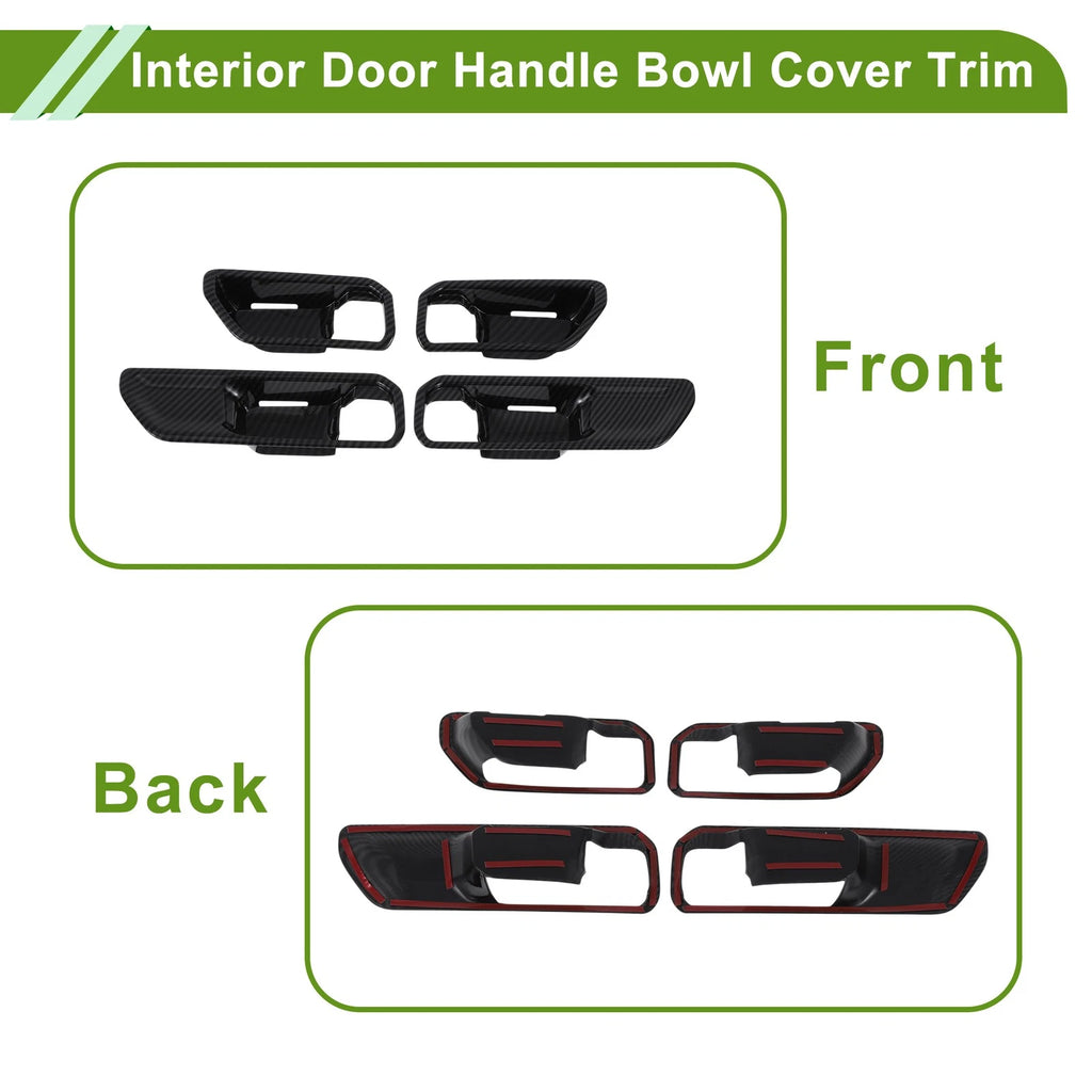 Interior Door Handle Bowl Cover Trim for Toyota Land Cruiser 250 (2024–2025) ABS