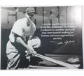 Vintage Replica Tin Metal Sign Lou Gehrig Baseball Player 1531
