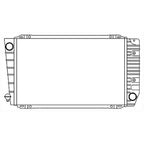 Replacement Radiator No Filler Neck (See compatibility Chart)