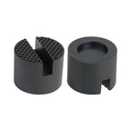 2-Piece Rubber Jack Pad for Vehicle Safety (Universal Fit)