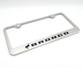 Brushed Stainless License Plate Frame for Ford Bronco (2021–2025) Script Logo