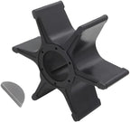 Water Pump Impeller with Key for Suzuki 4 Stroke 9.9 15 HP Outboard (17461-93900)