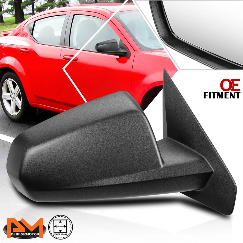 Powered Adjustable Side View Door Mirror Right for Dodge Avenger (2008–2014)