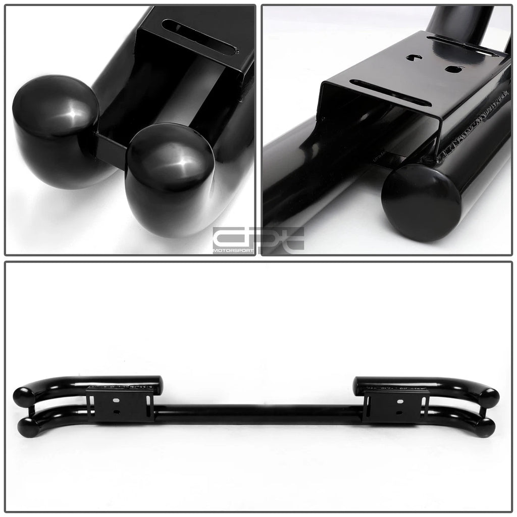 3" OD Rear Double Steel Tube Bar Bumper for Jeep Wrangler YJ TJ (1987–2006)