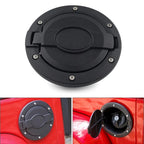 Fuel Tank Door Cover for Jeep Wrangler JK (2007–2018) - Black