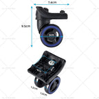Luggage Wheel Replacement 360 Degree Silent for Travel Case Trolley