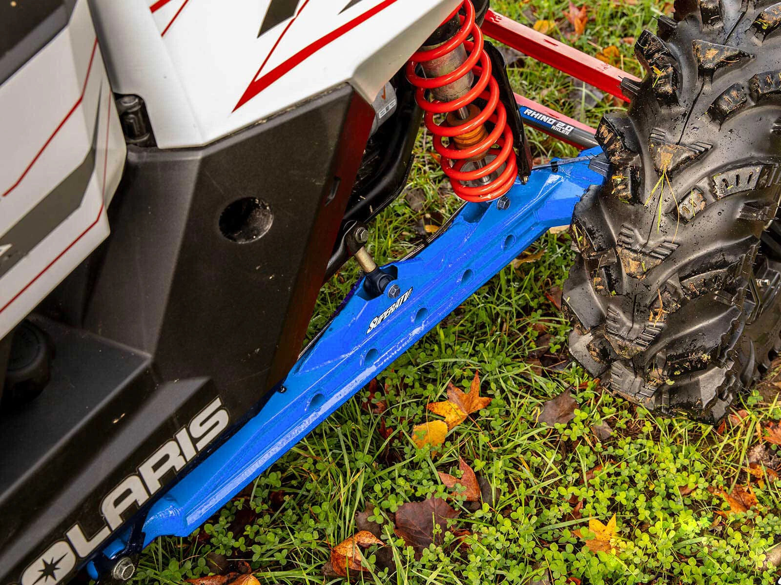 SuperATV Rear Trailing Arms for Polaris RZR RS1 (2018–2021) - Blue