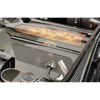 Perforated Stainless Low Profile Plenum Cover w/Yellow LED for 1997-04 Corvette