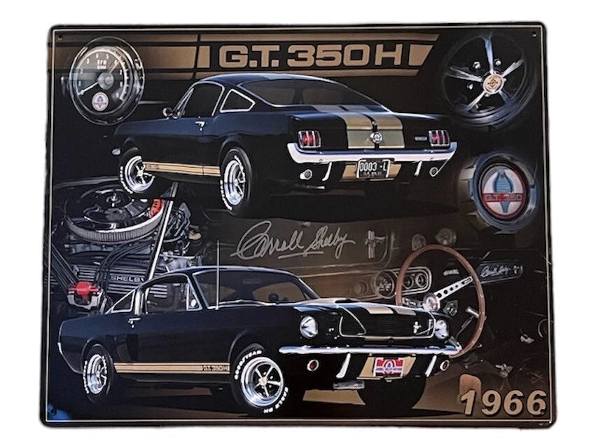 Metal Sign for 1966 GT 350H (1966) 12" X 15" Vintage Retro Classic Car