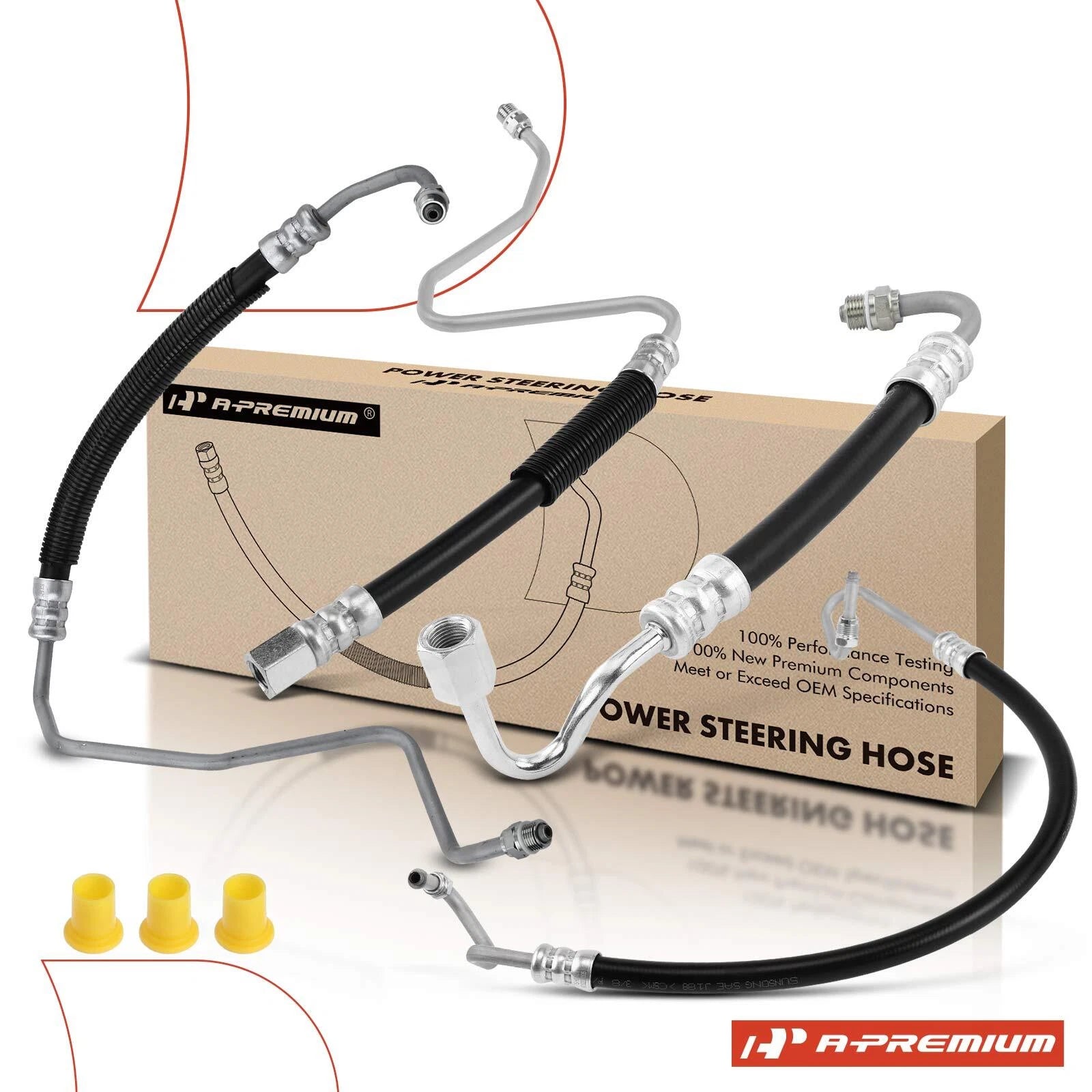 3X Power Steering Pressure Line Hose Assembly for Ford Escort (1997–2002)