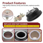 Rear Brake Drum + Rear Wheel Hub for Yamaha Kodiak 400 YFM400F 4x4 (1993–1999)
