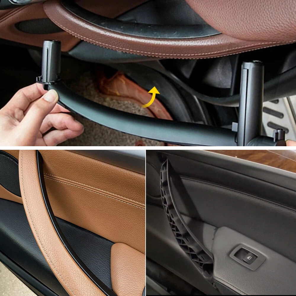 Passenger Right Inner Door Handle for BMW X5 X6 (2014–2018) Black
