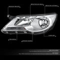 Replacement Headlight Lamp for VW Tiguan (2009–2011) Left/Driver Side