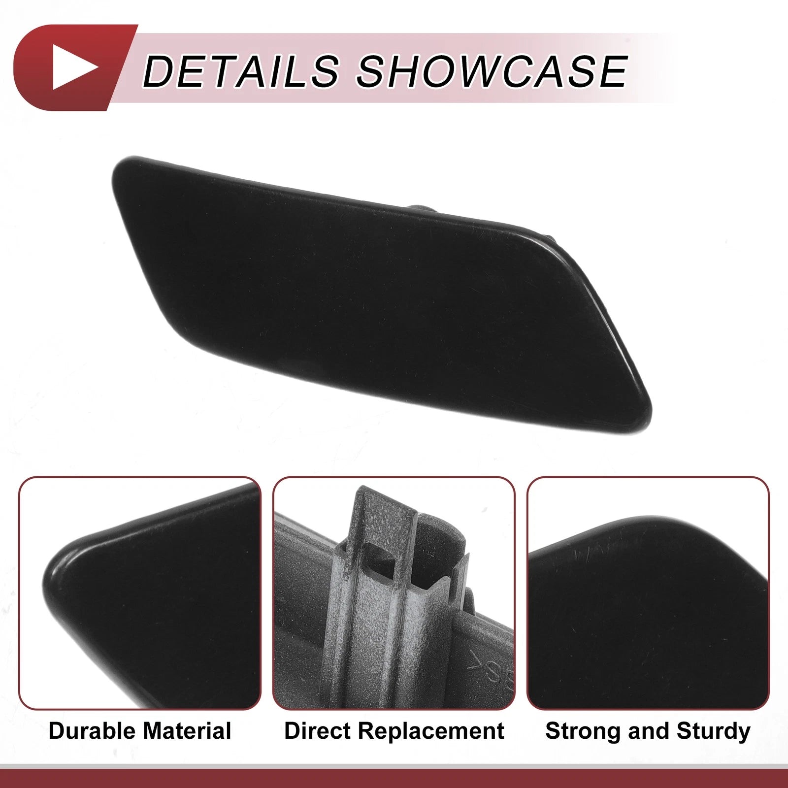Washer Nozzle Cover Cap for Lexus GS200t (2016–2019) Unpainted