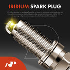 Set of 4 Ignition Coils & 4 Iridium Spark Plugs for Jeep Cherokee