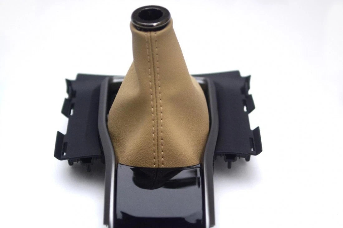 Manual Shift Boot for Honda Civic (2016–2020) Beige Leather Synthetic