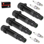 4X Ignition Coils Pack for Kawasaki Ninja ZX-6R ZX-6RR (2003–2006) 21171-1282