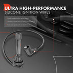 Set of 4 Spark Plug Wires for Honda CR-V (1997–2001) Acura Integra (1997–2001)