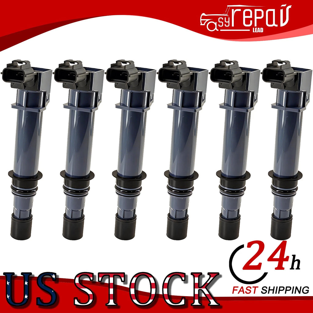 6X Ignition Coil and Spark Plug for Jeep Grand Cherokee Liberty (2005–2010) UF270
