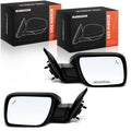 Pair Power Manual Fold Blind Spot Mirrors for Ford Explorer (2011–2015)