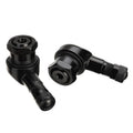 2X Tire Valve Adapters for Car Bike Motor Wheel (90 Degree Right Angle)