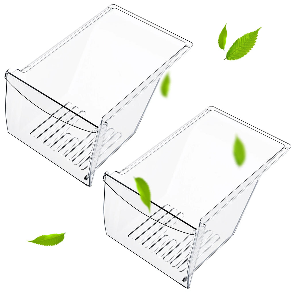 2x Crisper Drawer for Frigidaire Refrigerator (240337103, 240337107)