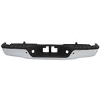 Chrome Rear Step Bumper Assembly for Toyota Tundra (2007–2013) with Sensor Holes
