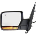 Heated Left Mirror for 2007-2010 Ford Expedition Textured Black