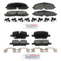Set of 4 Bosch Blue Ceramic Disc Brake Pads for Acadia Blazer Traverse XT5 (2017–2023)