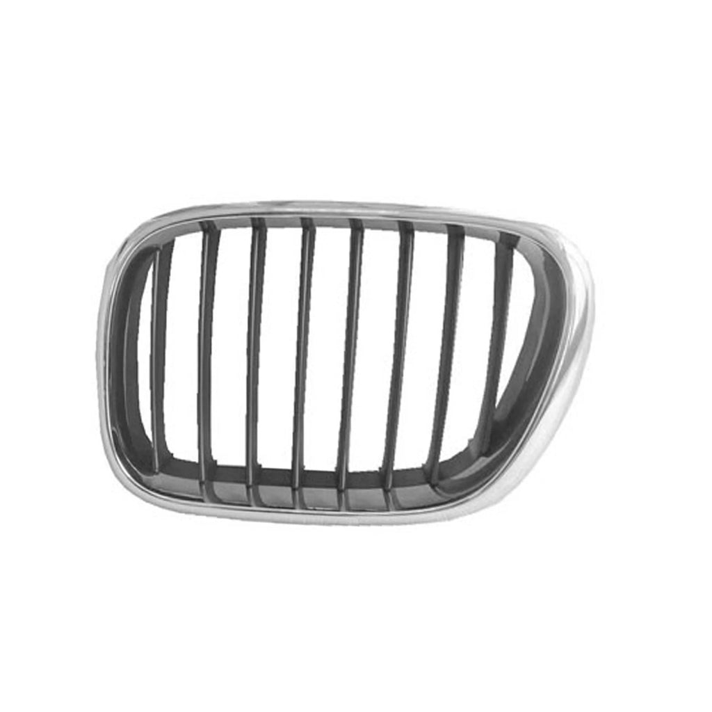 Replacement Front Driver Side Grille Chrome Plastic for BMW X5 (2000–2003)