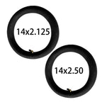 Butyl Rubber Inner Tube 14x2.125/2.50 for Electric Bicycle (Replace Bent Valve)