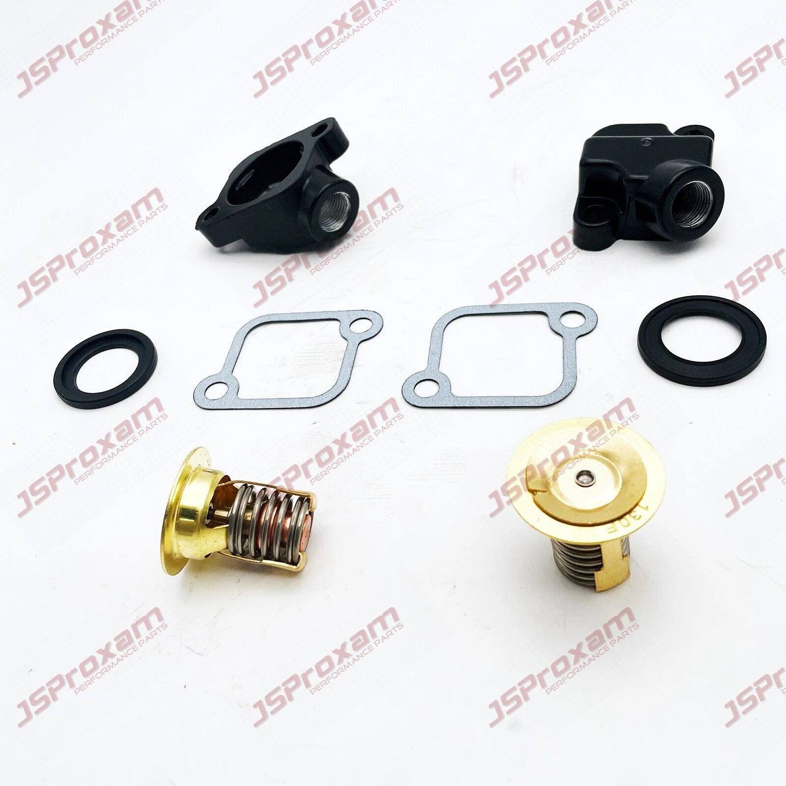 2X Thermostat & Cover Kit for Mercury 3.0L (2000–Present) 885599A 1