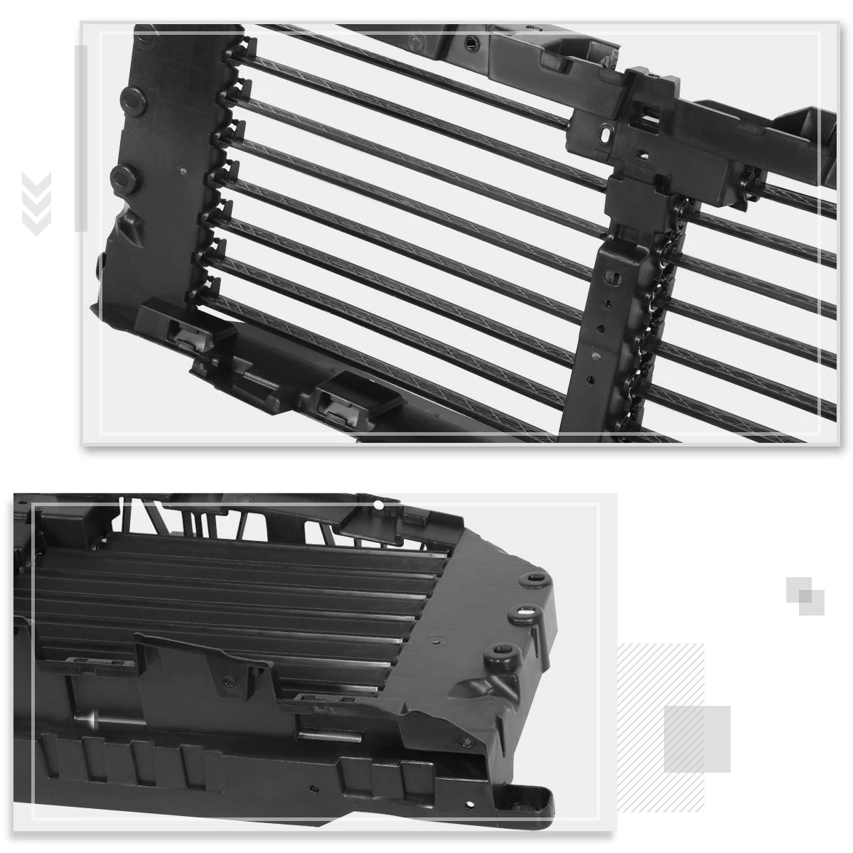 Upper Shutter Radiator Shutter Assembly for Ford F-150 (2021–2023)