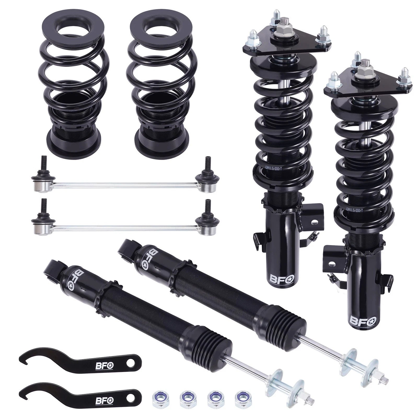 Adjustable Coilover Struts Springs Kit for Honda Civic (2012–2015) FG/FB
