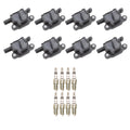 Set of 8 NGK Ignition Coils & Iridium Spark Plugs for Escalade Silverado Sierra