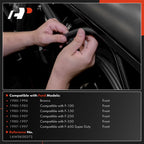 2X Front Windshield Weatherstrip Seal for Ford F-150