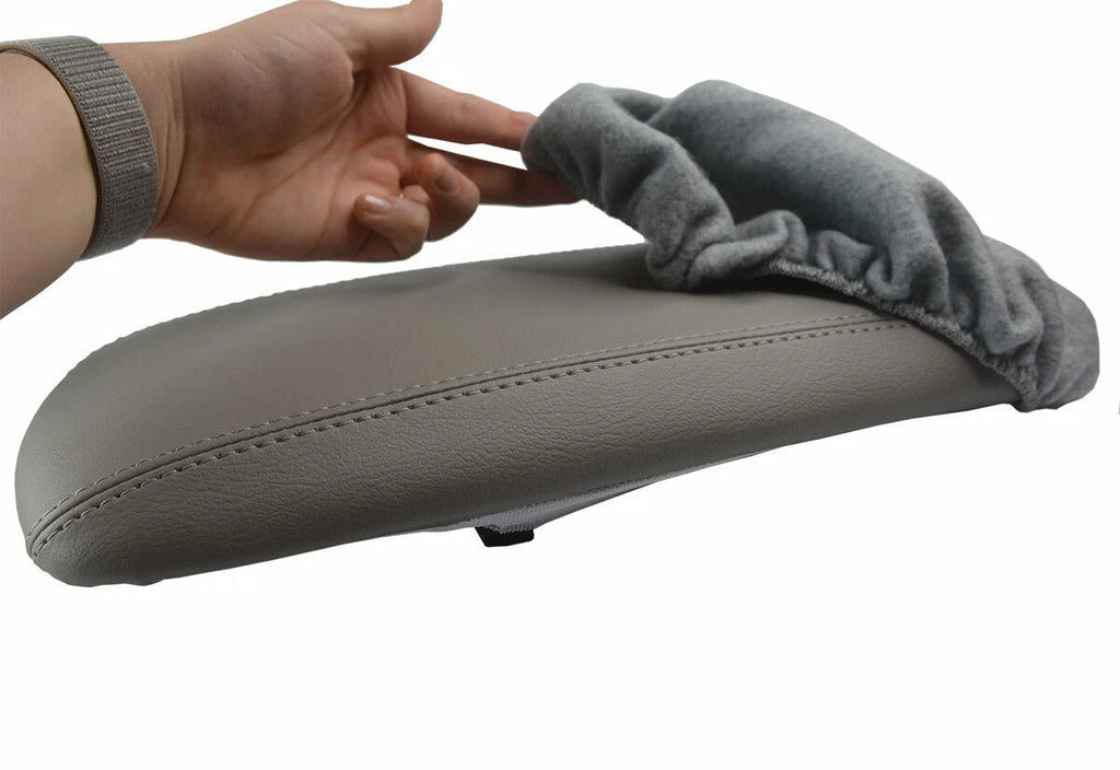 Fleece Console Lid Armrest Cover for Ford Explorer (1995–2001) Gray