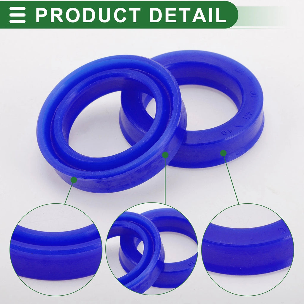 Set of 5 Oil Seal Rotary Shaft Seal 30x43x10mm High Pressure for Various Models