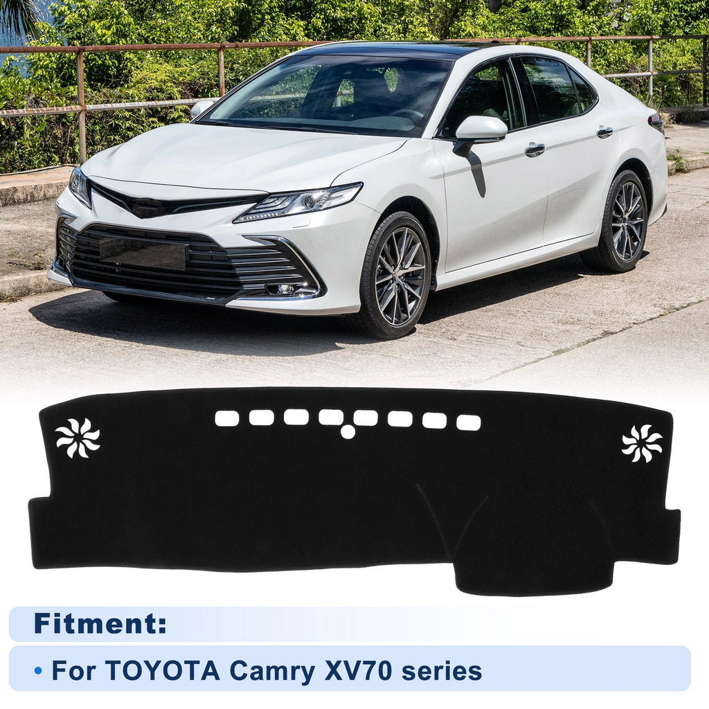 Dash Cover for Toyota Camry XV70 (2018–2023) Polyester Black