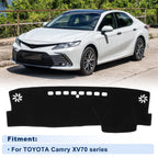 Dash Cover for Toyota Camry XV70 (2018–2023) Polyester Black
