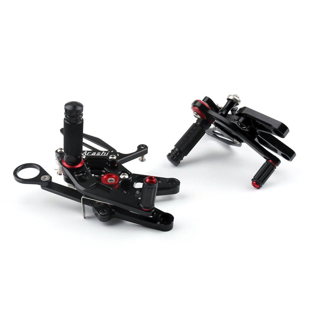 Rearsets Footpegs Pedals for BMW S 1000 RR (2010–2014) Black T9